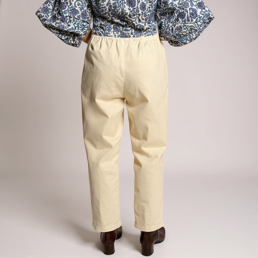 LE PANTALON THOMAS - Crème