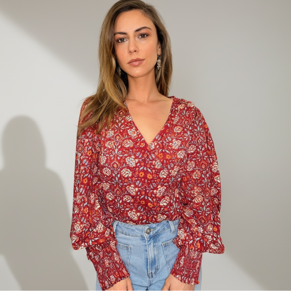 LA BLOUSE KANPUR - Gulabi